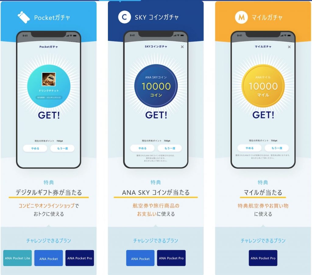 ANA Pocketの会員プラン